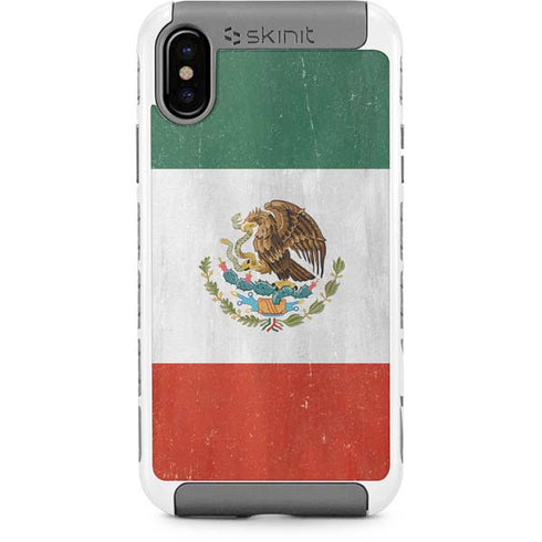 Mexico Flag Distressed iPhone Cases